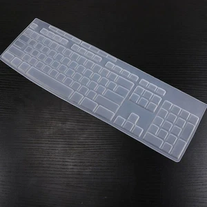 Film de protection universel pour clavier d'ordinateur de bureau en silicone 1 pièce - Photo 1/6