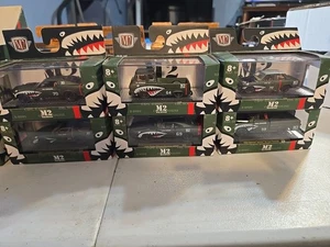 M2 Machines Shark Mouth . 1:64 Complete Set Of 6 Vehicles - Picture 1 of 5