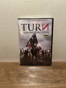 Turn: Washington's Spies Complete Second Season (DVD 2016) NEW Sealed AMC DRAMA - Imagen 1 de 6