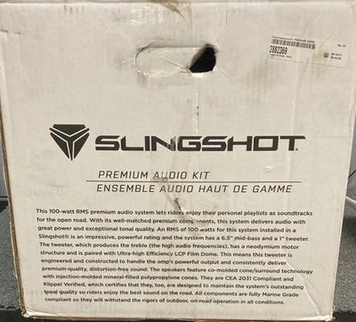 НОВЫЙ ПОДЛИННЫЙ POLARIS РОГАТКА 2882369 KPREMIUM АУДИО НАБОР - Изображение 1 из 4