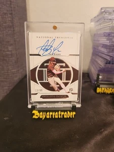 2022 National Treasures /99 FERNANDO TATIS JR ON CARD AUTO🔥⛽️📈 - Picture 1 of 7
