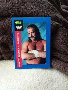 1991 Classic WWF Superstars - Jake "The Snake" Roberts #4 - Picture 1 of 4