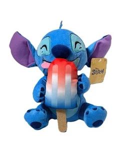 Disney Lilo & Stitch Popsicle Stitch Plush 8" Character Stuffed Plush New - Picture 1 of 11