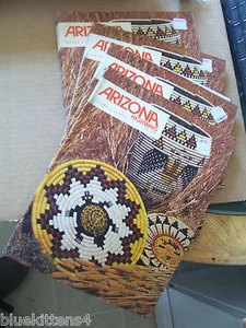 1975 ARIZONA HIGHWAYS INDIAN BASKET ISSUE WOLCO STICKER COVER JERRY JACKA PHOTOS - Picture 1 of 12