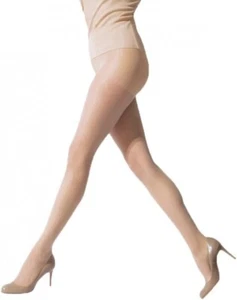 HUE Essential Solutions Age Defiance Control Top Pantyhose sz 2 TAN Den 20 - Picture 1 of 9