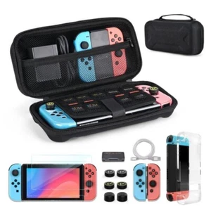Funda Switch para Switch 2017, Kit Accesorios 14 en 1, Estuche Negro - Imagen 1 de 7