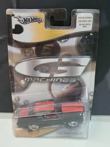 Hot Wheels G Machines 70 Chevelle Black & Red 1/50 Scale - Picture 1 of 4