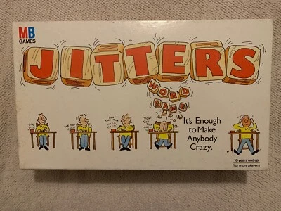 Vintage MB Games Jitters Word Game 1987 Complete Excellent Condition - Image 1 of 4