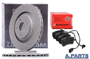 JUEGO DE FRENOS COMPLETO ZIMMERMANN EJE TRASERO AUDI A8 D4 4H2 4H8 4HC 4HL - Imagen 1 de 3