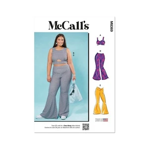 McCalls Schnittmuster M8369 - Kombination - Bustier und Hose - große Größen - Bild 1 von 8