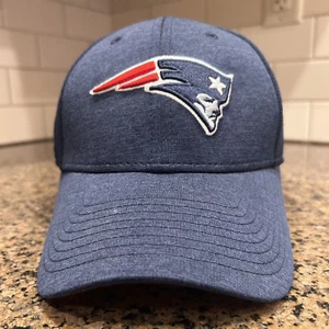 New England Patriots New Era 39THIRTY Cap Men's M/L Blue Fitted Baseball Hat - Picture 1 of 10