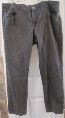 Elle women's jeans 20 W black denim - Image 1 of 3