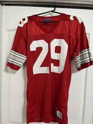 Camiseta de fútbol americano de colección del campeón de los años 90 Ohio State Buckeyes #29 hecha en EE. UU. (0497-5) Foto 1 de 4