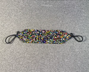 Embera Chami Perlen Armband von Frauen des kolumbianischen Ureinwohnerstammes 3223 - Bild 1 von 2