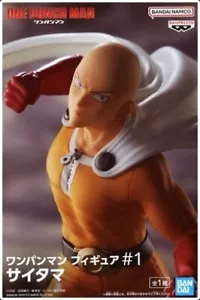 One Panch Man Figure #1 Saitama Figure Banpresto Bandai Sprits nuovo mai usato Giappone - Foto 1 di 3