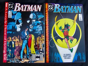 BATMAN Lot #441 & 442 - Perez Covers - 1st Tom Drake as Robin (DC 1989) 9.2 NM- - Picture 1 of 4