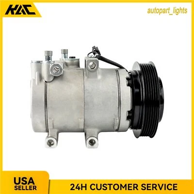 AC Compressor 58183 For Hyundai Santa Fe 2001 2002 2003 2004-2006 V6 2.7L - Image 1 of 4