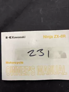 Kawasaki ZX-6R ZX600-RA 2009-10 USED Owners Use & Maintenance Manual 99986-1543 - Picture 1 of 2