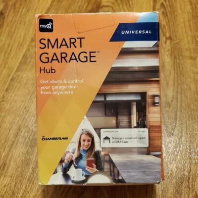 Chamberlain MyQ Smart Garage Hub Wi-Fi enabled Garage Hub Black New - Image 1 of 4