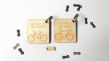 Take Me To The Trails - Road Cyclist Keyrings