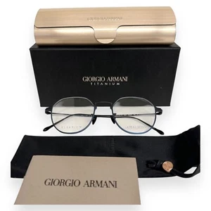 Giorgio Armani AR 6138TM 3341 Eyeglasses Glasses Matte Blue on Black 49mm w/case - Picture 1 of 11