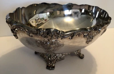 Reed & Barton “King Francis” # 1684 Silver Plated Footed Bowl; World’s Finest - Image 1 of 4