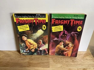 LOT OF 2 FRIGHT TIME BOOKS / SPINE TINGLING TALES FOR YOUNG READERS - PB #2 & #3 - Picture 1 of 7