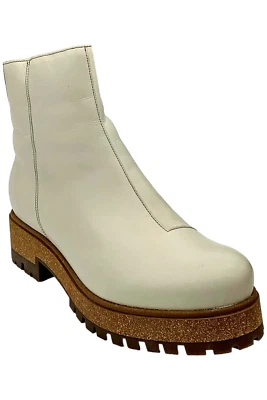 Taos Leather Chelsea Ankle Boots Downtown Eggshell - Image 1 of 3