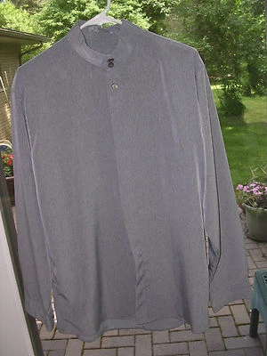 #320 男式 ELLIOT 历史维多利亚迪肯西式乐队领衬衫 M — 第 1/2 张图片