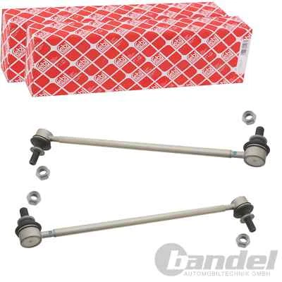 2X FEBI BILSTEIN KOPPELSTANGEN VORNE BEIDSEITIG PASSEND FÜR TOYOTA AURIS