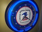 USPS Post Office OldLogo Mail Postal Carrier Advertising Neon Wall Clock Sign