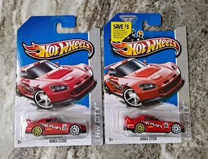  Jdm Hot Wheels HW City Honda S2000 2013 Red   2 Different CARD'S  - Picture 1 of 2