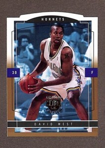2003-04 Skybox Limited Edition Gold Proof #111 David West Rookie /150