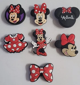 7 pcs  Disney / Minnie Mouse charms for croc shoes - Picture 1 of 1