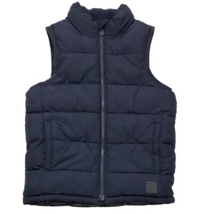 Gap Kids Puffer Vest XS Blue Full Zip Pockets Girl Boy Unisex Sleeveless - Picture 1 of 9