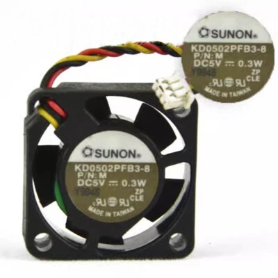 SUNON KD0502PFB3-8 Fans 5V 0.3W 25x25x10mm 25mm 2510 3PIN Mini DC Cooling Fan - Image 1 of 4