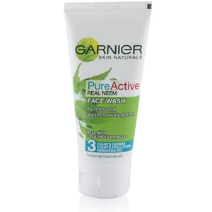 Garnier Skin Naturals Pure Active Neem Face Wash With Fights pimple & marks / FS - Picture 1 of 8