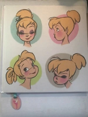 DISNEY PETER PAN TINKERBELL TINKER BELL FAIRIES SKETCH JOURNAL AUTOGRAPH BOOK - Image 1 of 4