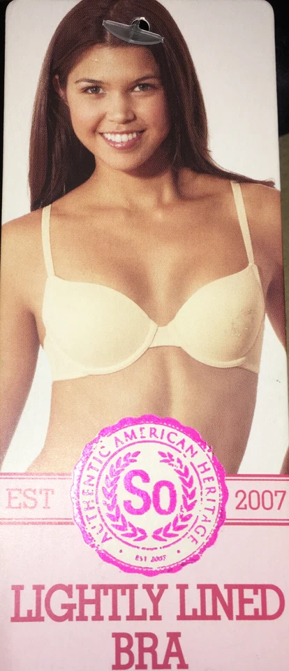 SO BRA BLACK LIGHTLY LINED Underwire SZ 32B Lace Sides new with tags - Image 1 of 4