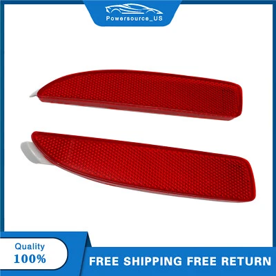 1 par de reflectores de parachoques trasero izquierdo y derecho para Mazda 3 Sport 2013-2016 nuevo Foto 1 de 4