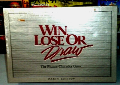  Vintage 1988 Win Lose or Draw Party Edition Game Board New & Sealed  - Image 1 of 3