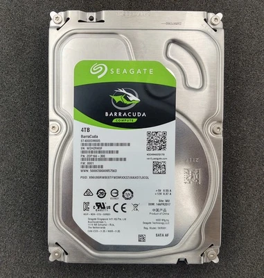 Seagate Barracuda 4TB SATA 6GB/s 5.9K 3.5" HDD ST4000DM005 - Fast Shipping - Image 1 of 3