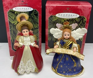 Lot of 2 Hallmark Madame Alexander Holiday Angels Keepsake Ornaments H6 - Picture 1 of 24