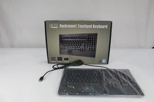 New Adesso ACK-730UB Rackmount Touchpad Keyboard - Picture 1 of 6