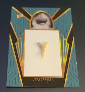 Pieces of The Past -- MEGALODON -- Authentic TOOTH Relic -- Card #FR-ME - Picture 1 of 2