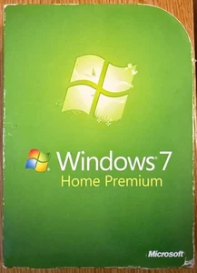 Microsoft Windows 7 Home Premium, Full UK Retail Box, 32 and 64 bit DVD's - Photo 1/5