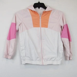 Ideology Windbreaker Jacke mit Kapuze Mädchen Gr. M Mehrfarbig Color Block - Bild 1 von 12