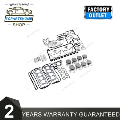 Engine Overhaul Rebuild Kit For BMW 545i 645Ci 745i E53 E60 E63 E66 N62B44 4.4L - Image 1 of 4