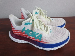 Hoka One One Mach 5 Damengröße 6,5B weiß/rot - Bild 1 von 12