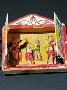 Nicario Jiménez Peruanische Krippe Retablo Handarbeit Volkskunst Peru - Bild 1 von 4